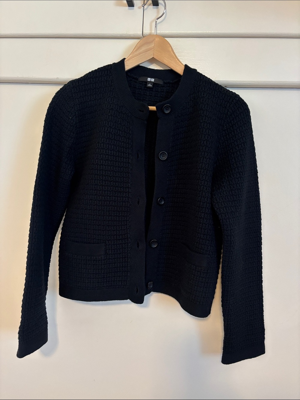 UNIQLO’s Women’s Knitted Short Jacket in Black (09 BLACK).